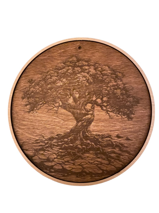 Wanddekoration "Tree of Life" mit Rahmen