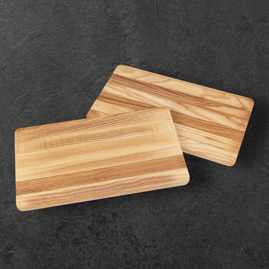 Frühstücksbrettchen aus geölter Esche – 26 x 15 x 1,2 cm