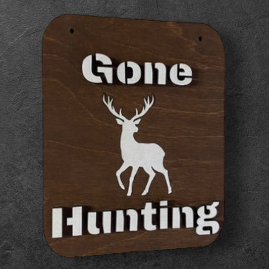 Wanddekoration „Gone Hunting“ 