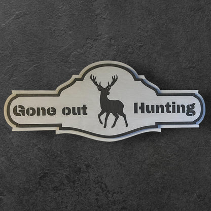 Wanddekoration „Gone out hunting“ 