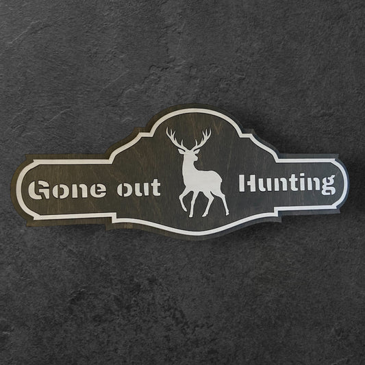 Wanddekoration „Gone out hunting“ 