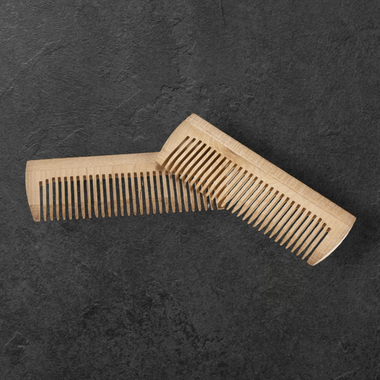 Kamm aus Ahornholz für Haare und Bart | 12 x 4,5 x 0,5 cm 