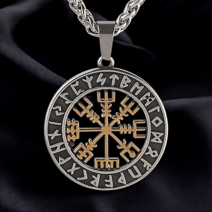 Halskette "Runenkompass Vegvisir" (2025)