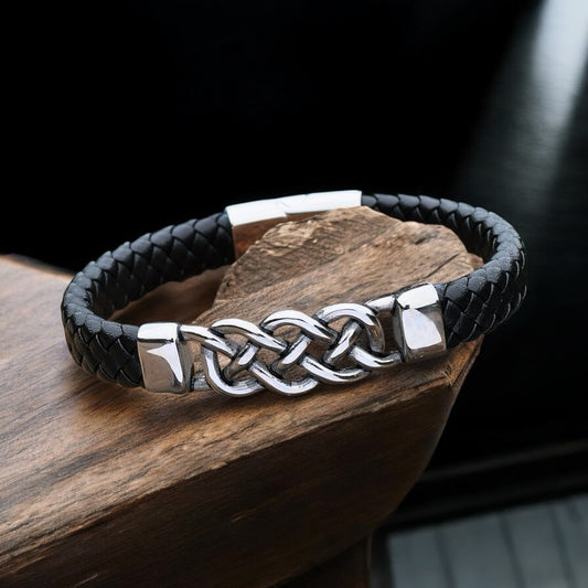 Armband "Leather Knot"