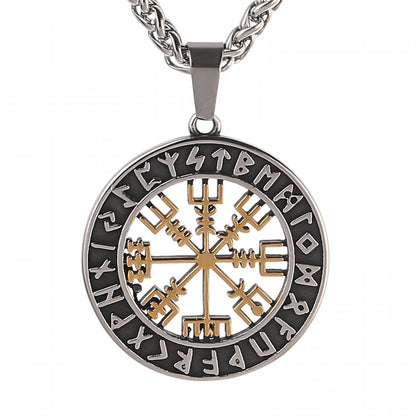 Halskette "Runenkompass Vegvisir" (2025)