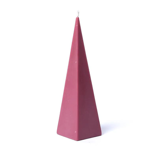 Unparfümierte Pyramidenkerze - Nachhaltiger & Fairer Handel