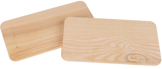 Schneidebrett aus unverleimtem Eschenholz – 22,5 x 12,5 x 1,2 cm