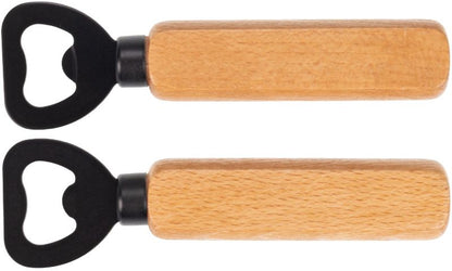 Personalisierter Flaschenöffner mit Gravur – Ein stilvolles und praktisches Geschenk – FSC®-lackierte Buche